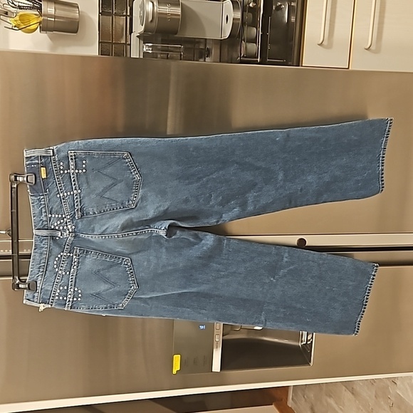 💕BOWIE x MOTHER💕 The Rambler Zip Ankle Jeans ~ Under Pressure 31 NWT - Picture 12 of 16